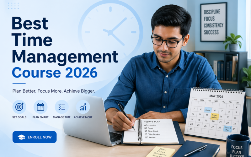 Best time management course online 2026 for students and professionals
