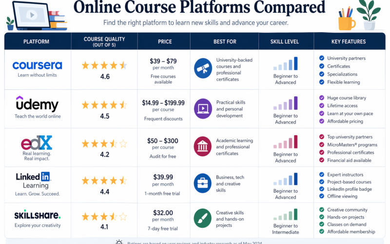comparing best online UI UX design courses and programs 2026