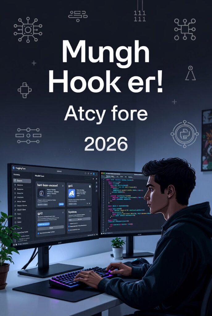developer using Hugging Face open source AI tools for machine learning