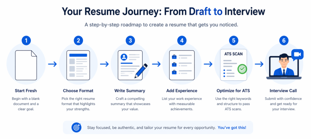 resume writing course roadmap for beginners