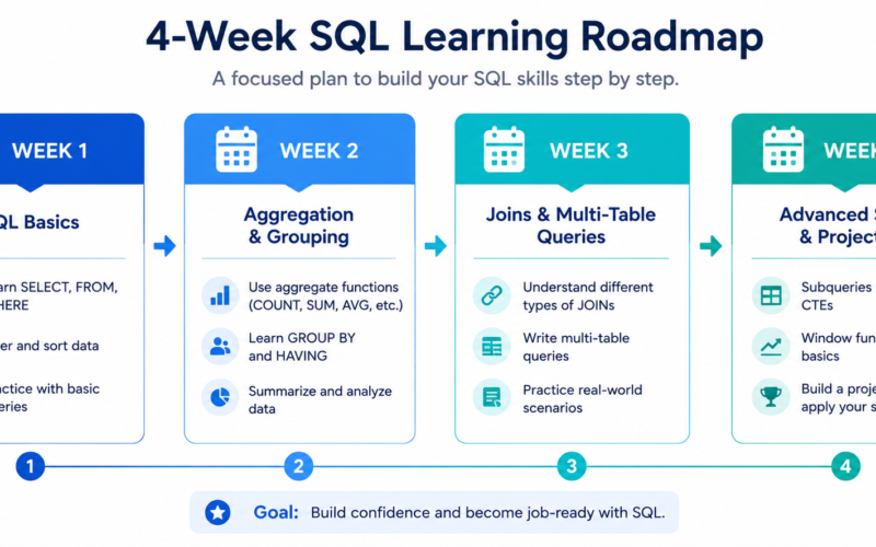 30 day plan to learn sql language from scratch