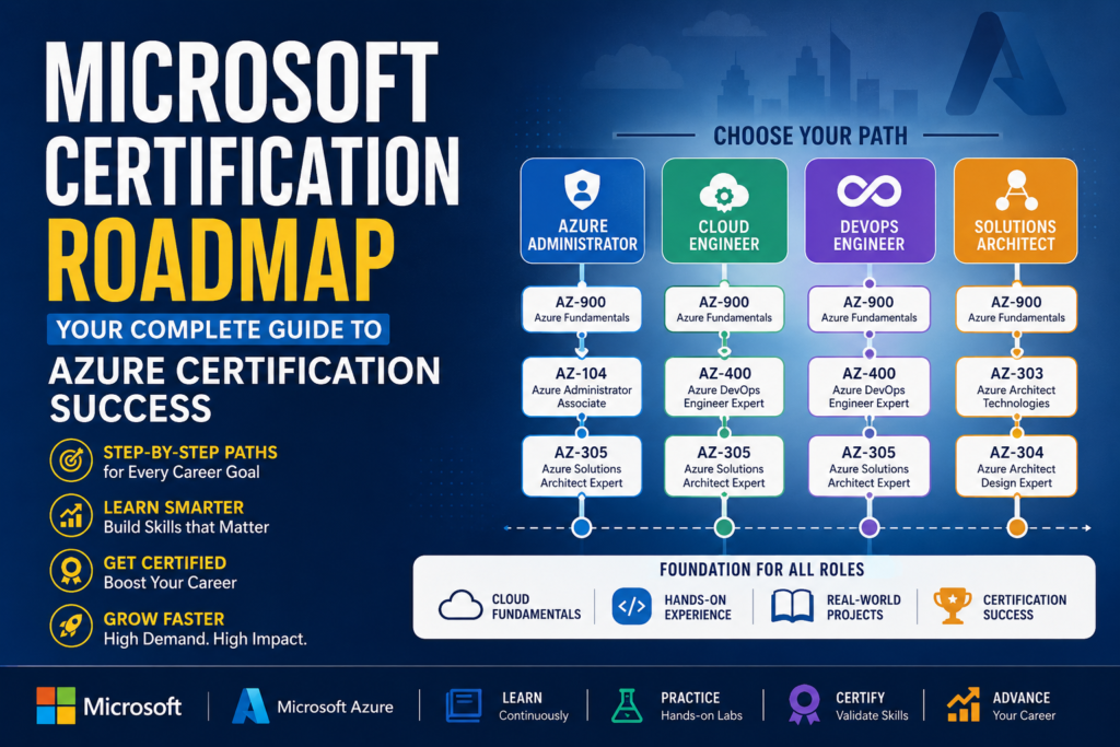Microsoft certification roadmap 