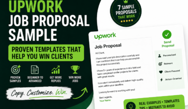 upwork job proposal sample