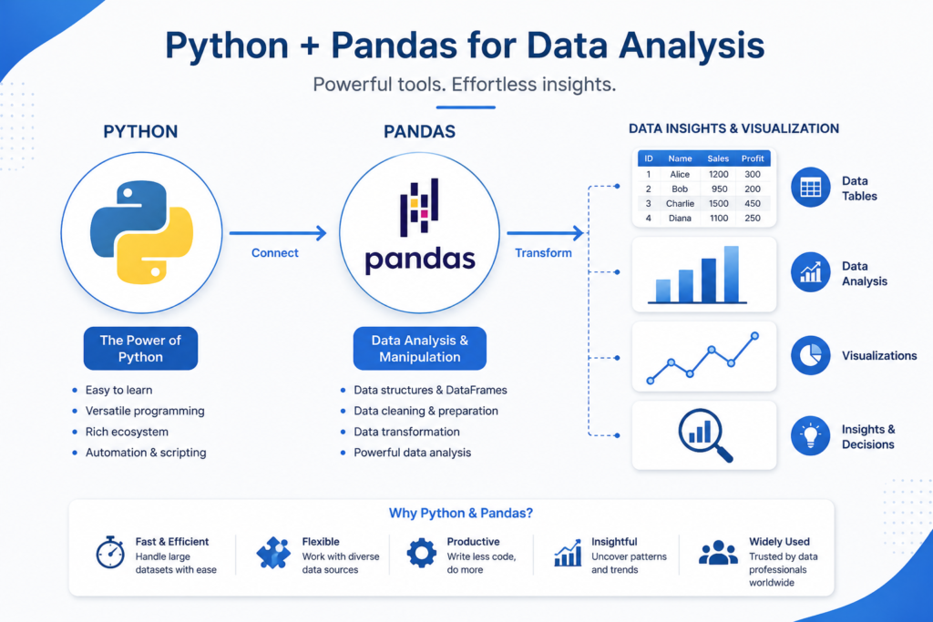 what is pandas python library overview diagram